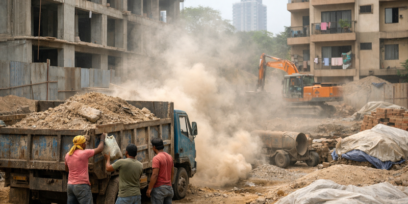 Stop-work blow to polluting construction sites in Navi Mumba